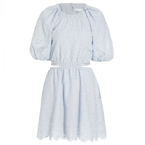 JONATHAN SIMKHAI
Anaise Cut Out Embroidered Minidress Size 8 - Picture 5 of 10